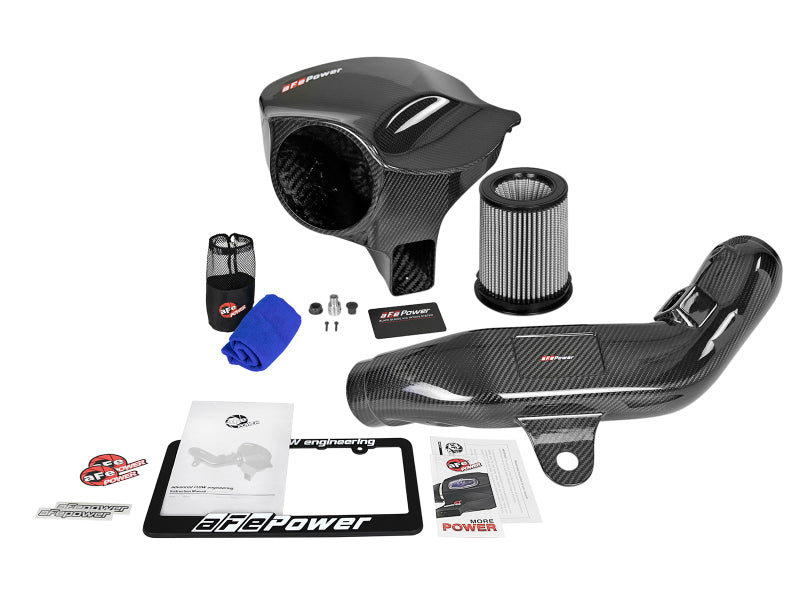 aFe Black Series Carbon Fiber CAIS w/PDS Filter 16-18 BMW M2 (F87) L6-3.0L - DTX Performance