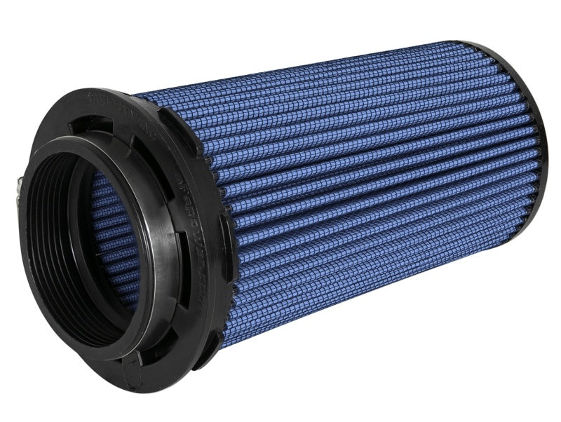 aFe MagnumFLOW Pro 5R Universal Air Filter 3-1/2in F x 5in B x 4-1/2in T (Inverted) x 9in H - DTX Performance