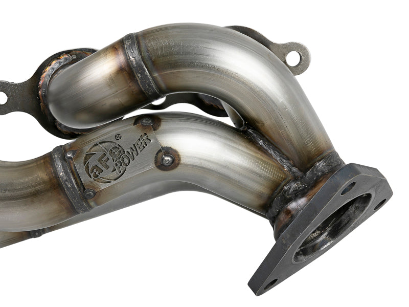 aFe Twisted Steel 1-3/4in 304SS Shorty Headers 2019 GM Silverado / Sierra 1500 V8-5.3L/6.2L - DTX Performance