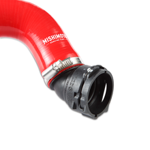 Load image into Gallery viewer, Mishimoto 15+ Ford Mustang GT Red Silicone Upper Radiator Hose - DTX Performance