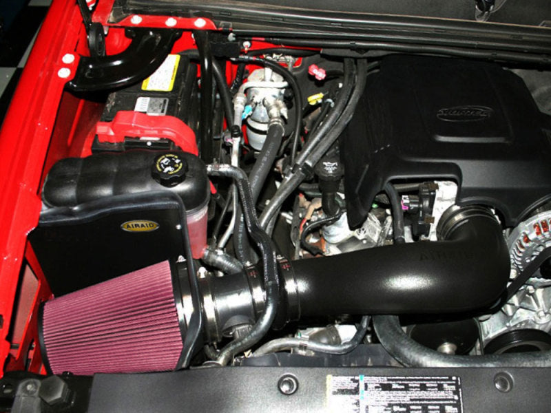 Airaid 07-08 Chevy Avalanche/Sierra/Silverado/Tahoe CAD Intake System w/ Tube (Oiled / Red Media) - DTX Performance