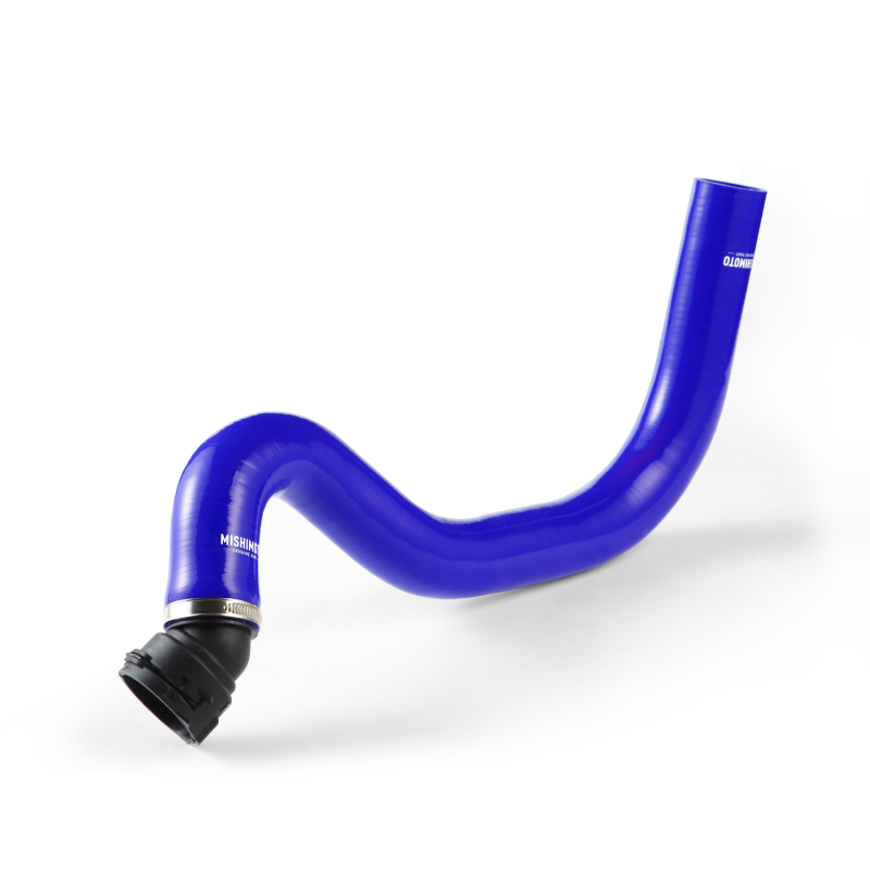 Mishimoto 15+ Ford Mustang GT Blue Silicone Upper Radiator Hose - DTX Performance