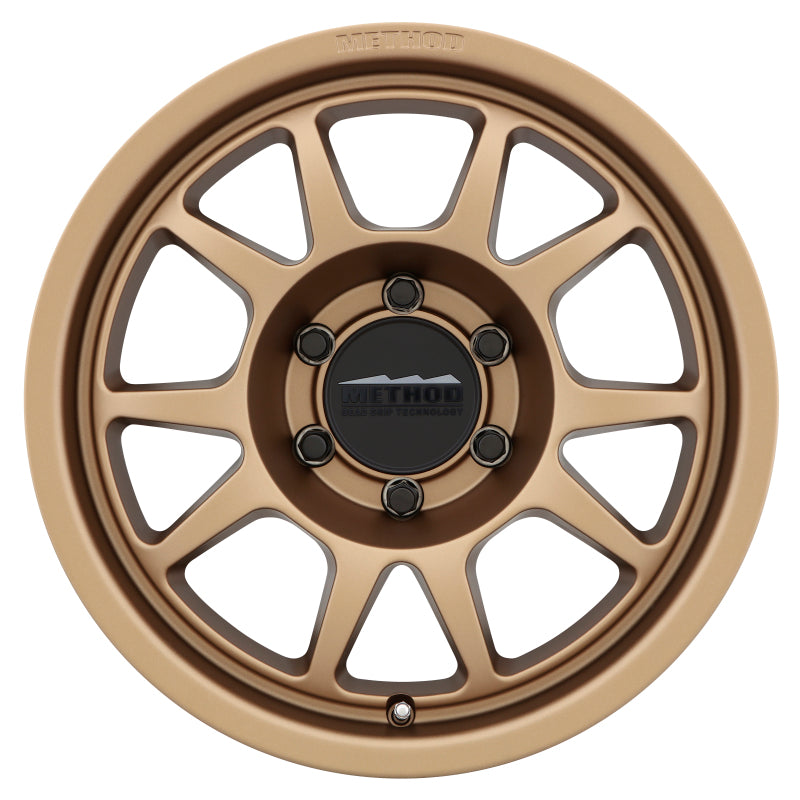 Method MR702 17x7.5 +50mm Offset 6x130 84.1mm CB Method Bronze Wheel - DTX Performance