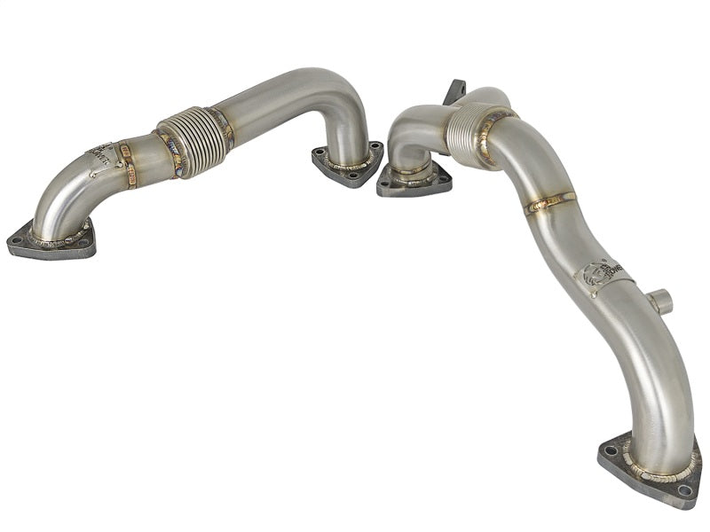 aFe Twisted Steel Header Up-Pipe 08-10 Ford Diesel Trucks V8-6.4L (td) - DTX Performance