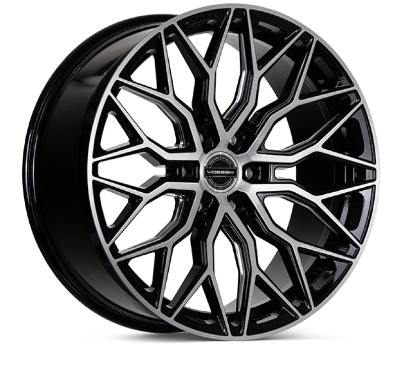 Vossen HF6-3 20x9.5 / 6x139.7 / ET15 / Deep Face / 106.1 - Brushed Gloss Black Wheel - DTX Performance