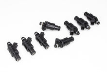 Load image into Gallery viewer, DeatschWerks Universal 550cc Low Impedance 11mm Upper Injector - Set of 8 - DTX Performance