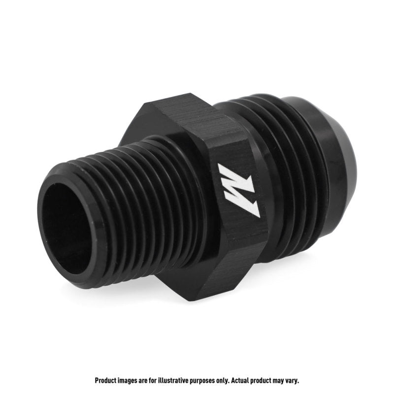 Mishimoto Aluminum -4AN to 1/4 NPT Fitting - Black - DTX Performance