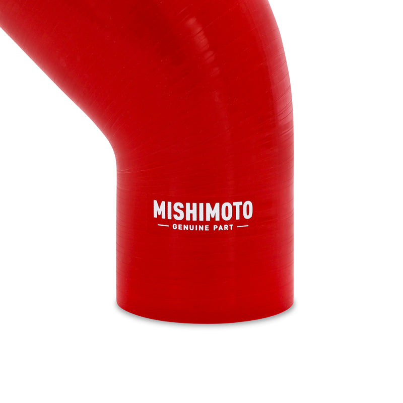 Mishimoto Silicone Reducer Coupler 45 Degree 2.75in to 3in - Red - DTX Performance