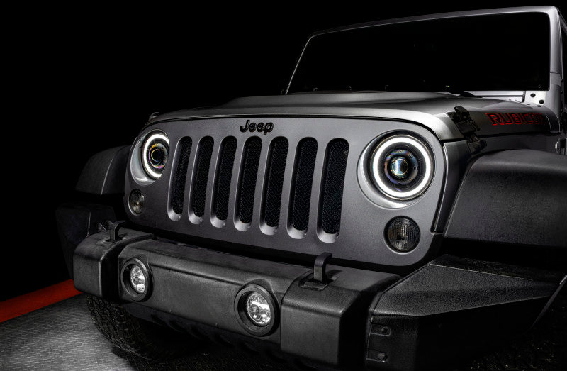 ORACLE Lighting 07-18 Jeep Wrangler JK Oculus 7in. Switchback Bi-LED Projector Headlights - DTX Performance