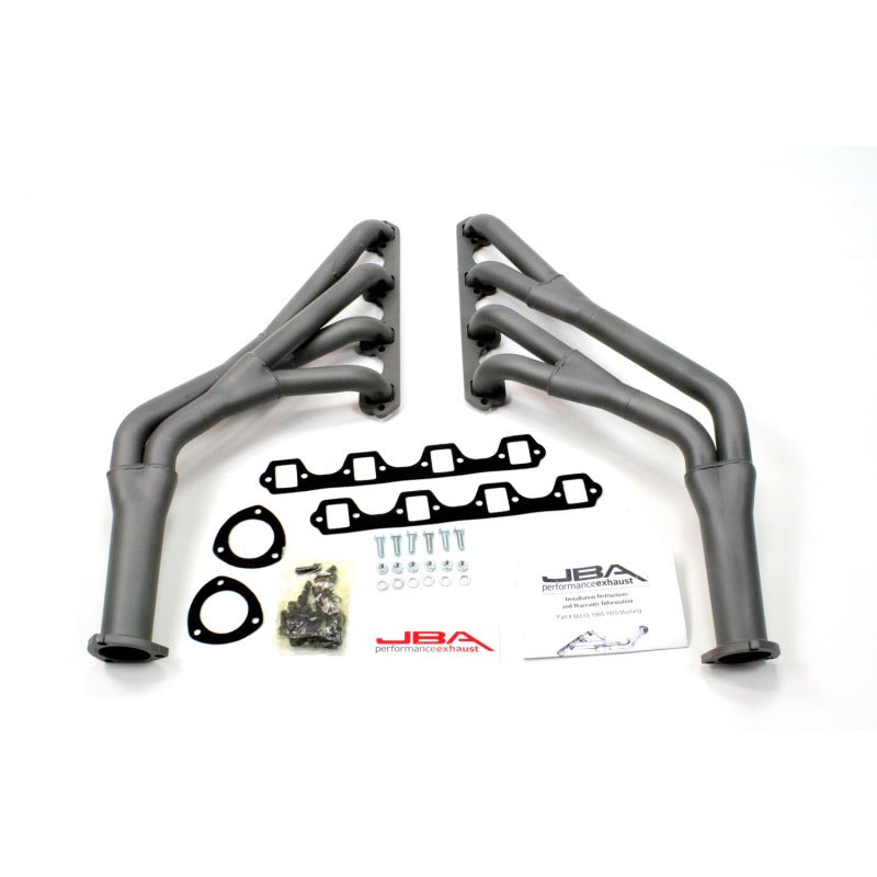 JBA 65-70 Ford Mustang 260-302 SBF 1-1/2in-1-3/4in Primary Ti Ctd Tri Y Header - DTX Performance