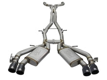 Load image into Gallery viewer, aFe MACHForce XP 3in 304 SS Cat-Back Dual Exhaust w/ Black Tips 16-17 Chevy Camaro SS V8-6.2L - DTX Performance