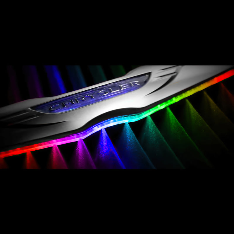 Oracle Chrysler Illuminated LED Sleek Wing - RGB ColorSHIFT - DTX Performance