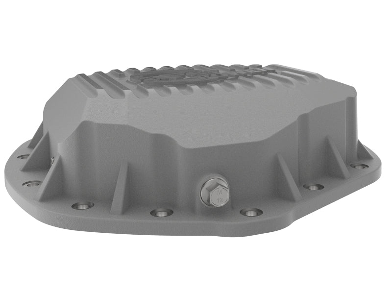 aFe Street Series Rear Differential Cover Raw w/ Machined Fins 01-18 GM Diesel Trucks V8-6.6L (td) - DTX Performance