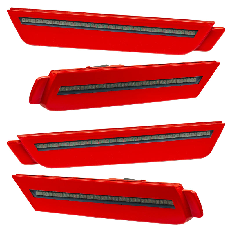 Oracle 10-15 Chevrolet Camaro Concept Sidemarker Set - Tinted - Pull Me Over Red (WA130X) - DTX Performance