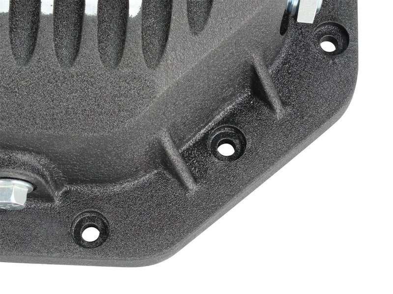 AFE Rear Differential Cover (Black Machined; Pro Series); Dodge/RAM 94-14 Corporate 9.25 (12-Bolt) - DTX Performance