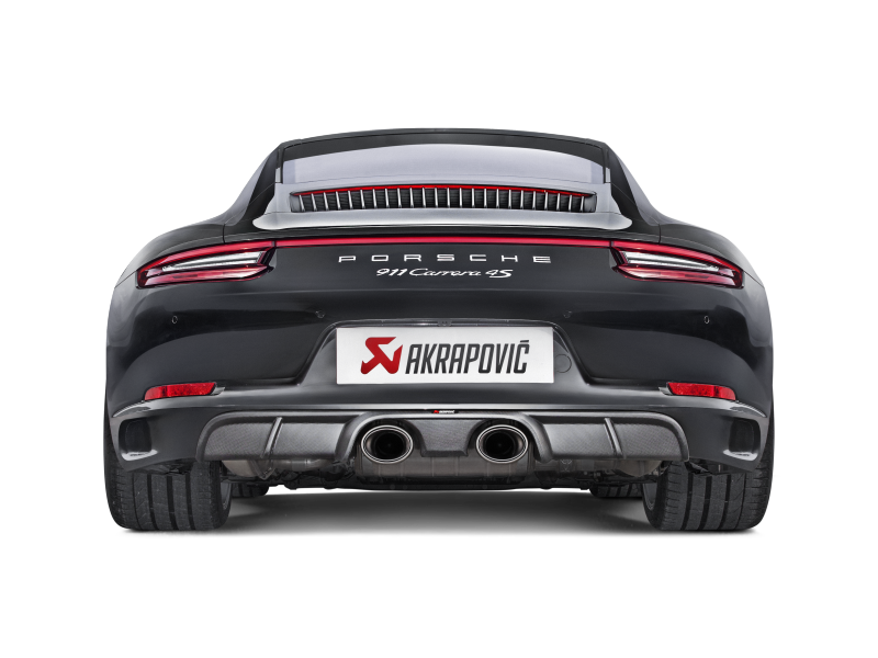 Akrapovic 16-17 Porsche 911 Carrera S/4/4S/GTS (991.2) Slip-On Line (Titanium) w/ Titanium Tips - DTX Performance