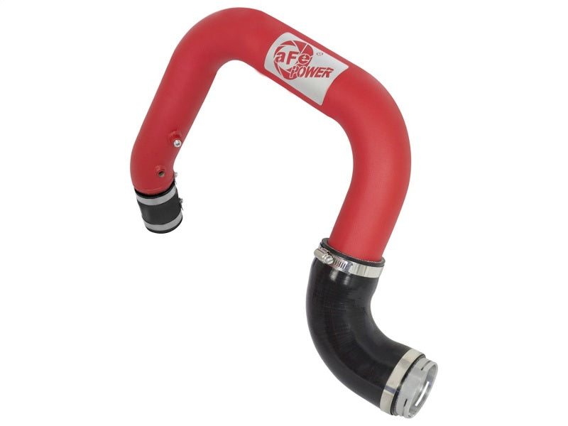 aFe BladeRunner 2.5in Red IC Tube Hot Side w/ Coupling & Clamp Kit 2016 GM Colorado/Canyon 2.8L - DTX Performance