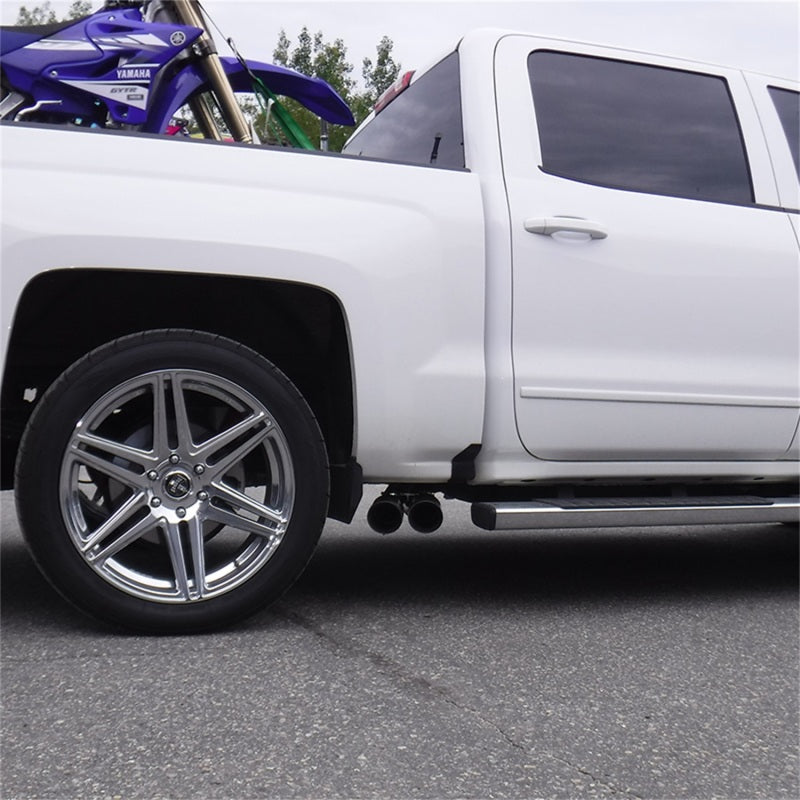 MBRP 09+ Chevrolet Silverado 1500 3in Cat Back Pre-Axle Dual Outlet w/ 4in Tip - T304 - DTX Performance