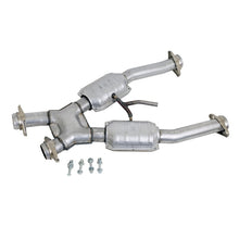 Load image into Gallery viewer, BBK 94-95 Mustang 5.0 Short Mid X Pipe With Catalytic Converters 2-1/2 For BBK Long Tube Headers - DTX Performance