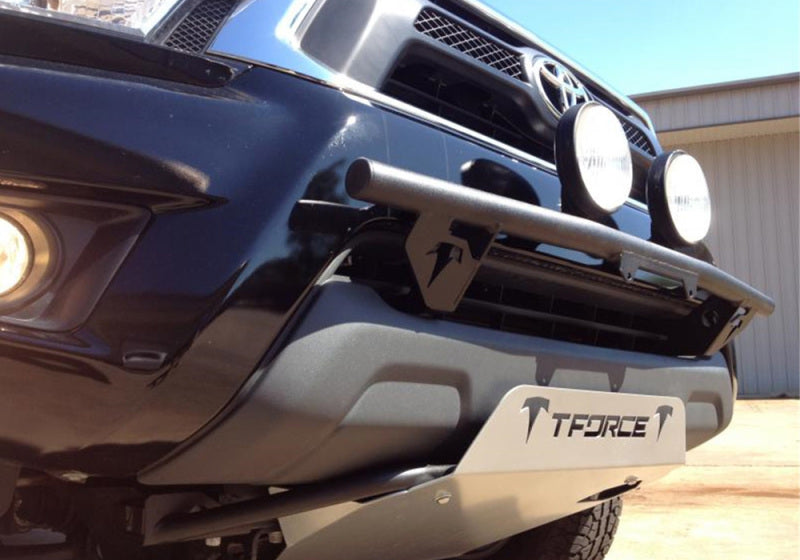 N-Fab Light Bar 12-15 Toyota Tacoma - Gloss Black - Light Tabs w/o License Plate Tabs - DTX Performance