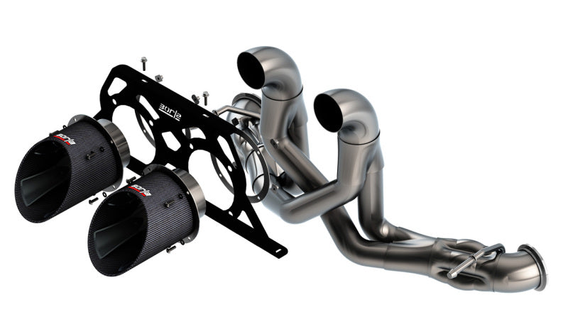 Borla 2017-2022 Ford GT 3.5L V6 AT/MT RWD 2DR 3-2in ATAK Catback 5in Dual Round Angle Cut CF Tips - DTX Performance