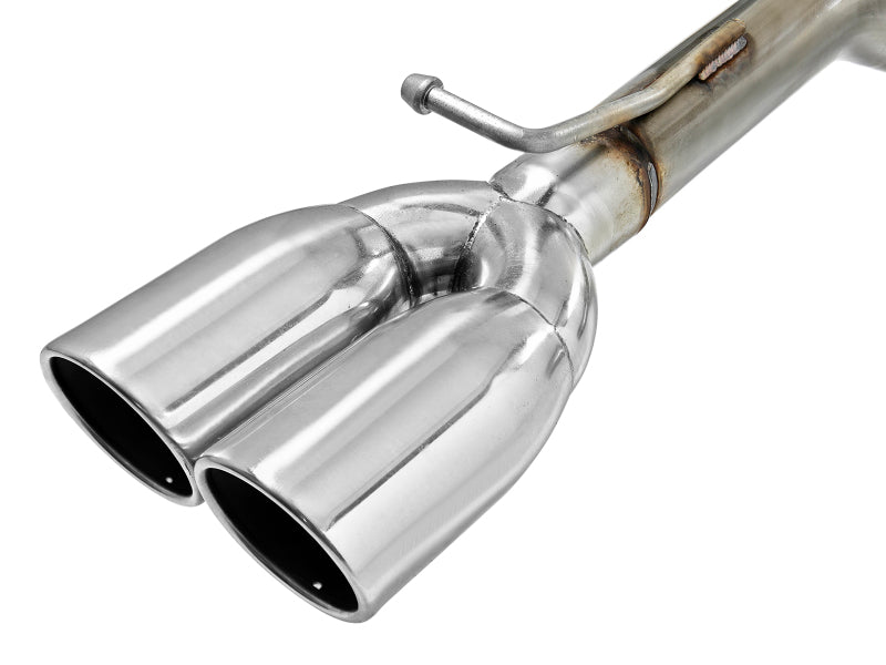 aFe MACH Force-Xp 2-1/2in 304 SS Cat-Back Exhaust 15-19 Dodge Challenger V6-3.6L - Polished Tip - DTX Performance