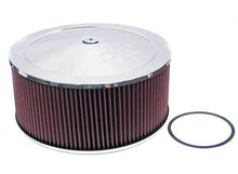 Load image into Gallery viewer, K&amp;N Round - Red - Size 14in - 5.125in Neck Flange Custom Air Cleaner Assembly - DTX Performance