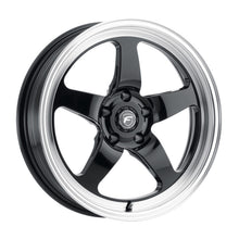 Load image into Gallery viewer, Forgestar D5 Drag 18x5.0 / 5x120 BP / ET-23 / 2.125in BS Gloss Black Wheel - DTX Performance