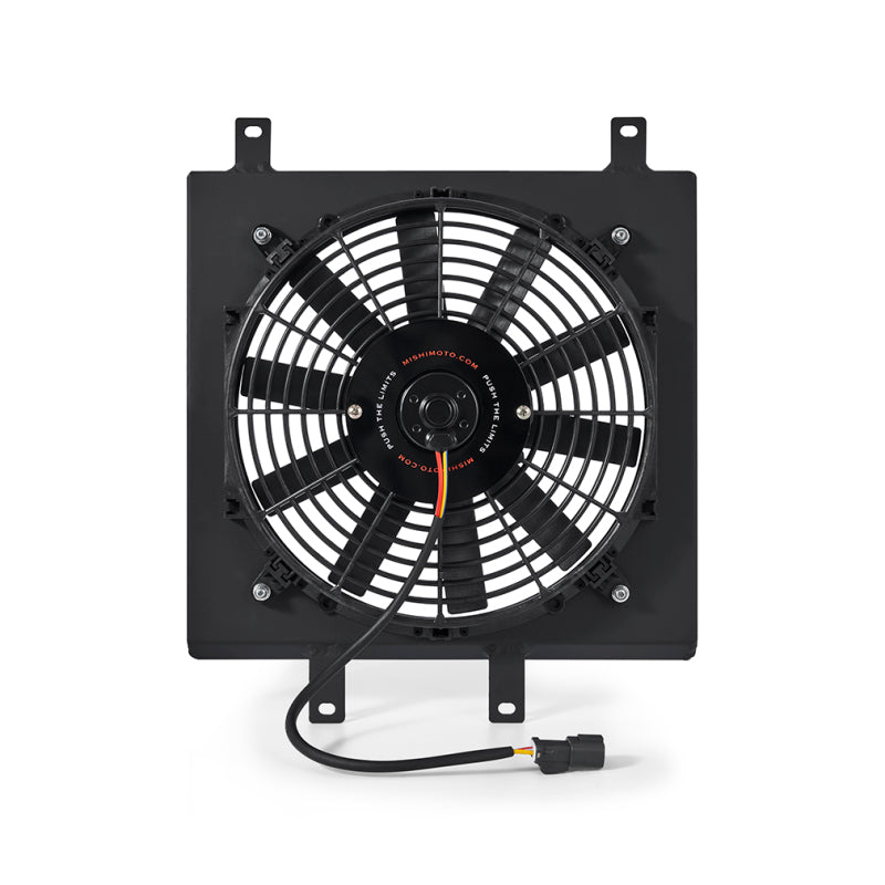 Mishimoto 92-00 Honda Civic Aluminum Fan Shroud Black - DTX Performance