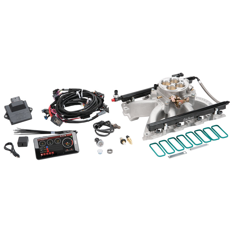 Edelbrock Pro Flo 4 EFI System Seq Port LS Gen III/IV Victor Jr Cath Port 475 Max HP 29lb/hr - DTX Performance