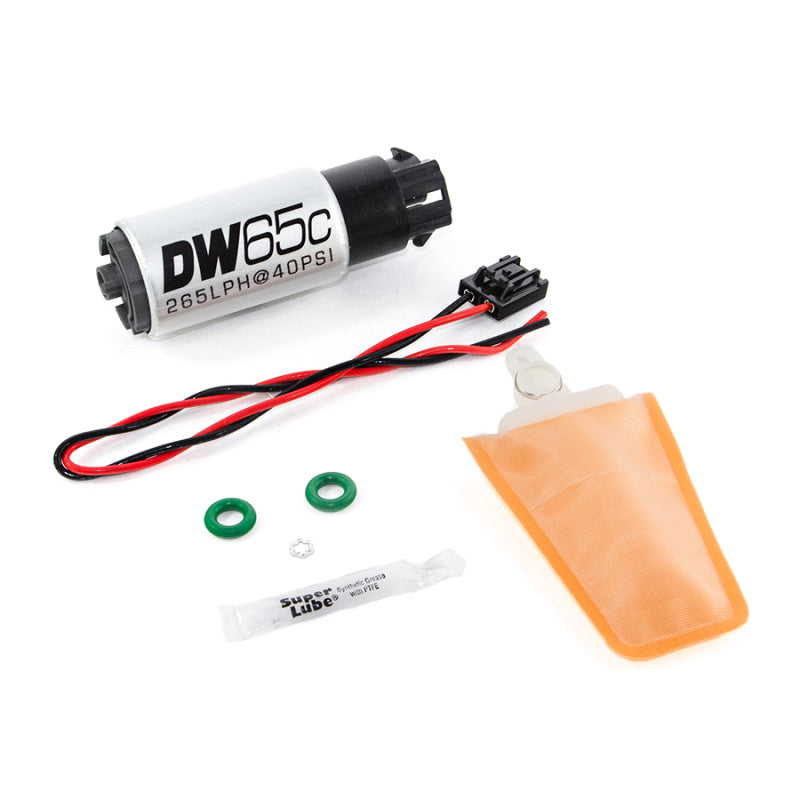 DeatschWerks 265 LPH Compact In-Tank Fuel Pump w/ 04+ Lotus Elise/Exige Set Up Kit - DTX Performance