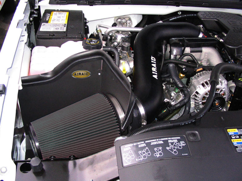 Airaid 2004 Chevy Duramax/04-05 GMC Duramax 6.6L LLY CAD Intake System w/ Tube (Dry / Black Media) - DTX Performance