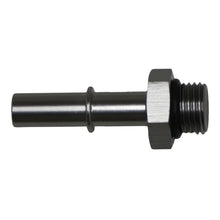 Load image into Gallery viewer, DeatschWerks 6AN ORB Male to 3/8in Male EFI Quick Connect Adapter - Anodized DW Titanium - DTX Performance