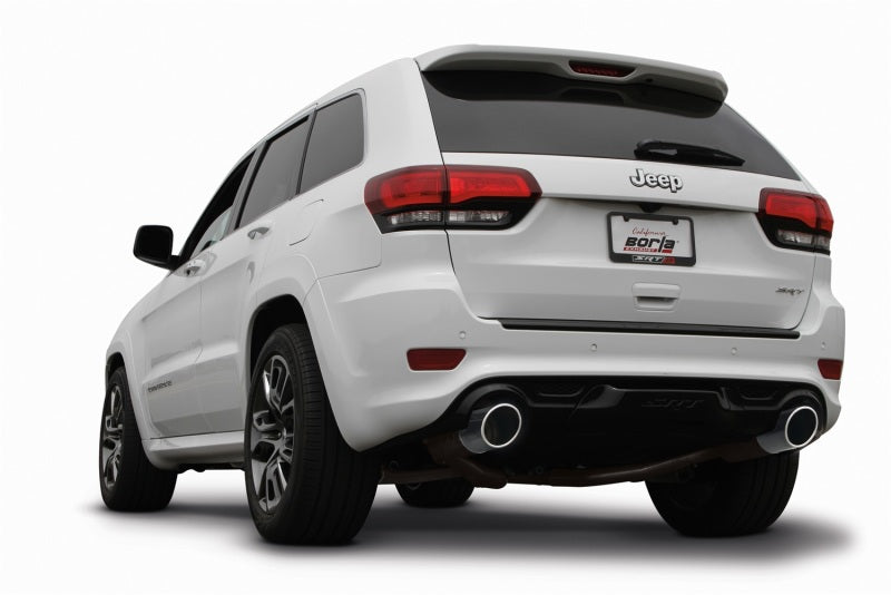 Borla 2015 Jeep Grand Cherokee SRT8 ATAK Dual Round Rolled Exit Catback Exhaust - DTX Performance