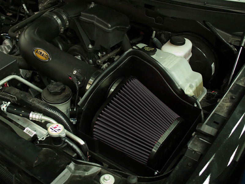 Airaid 2010 Ford F-150 Raptor 5.4L CAD Intake System w/ Tube (Dry / Black Media) - DTX Performance