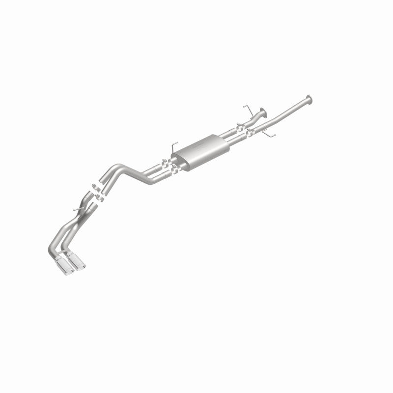 MagnaFlow 14 Toyota Tundra V8 4.6L/5.7L Stainless C/b Exhaust Dual same side pass. rear tire - DTX Performance