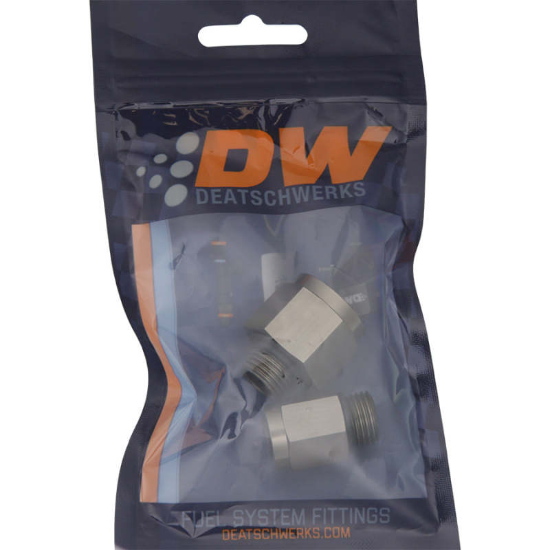 DeatschWerks DW250iL 6ORB Male to Metric Female Plumbing Kit to Replace Bosch 044 (Incl. O-Ring) - DTX Performance