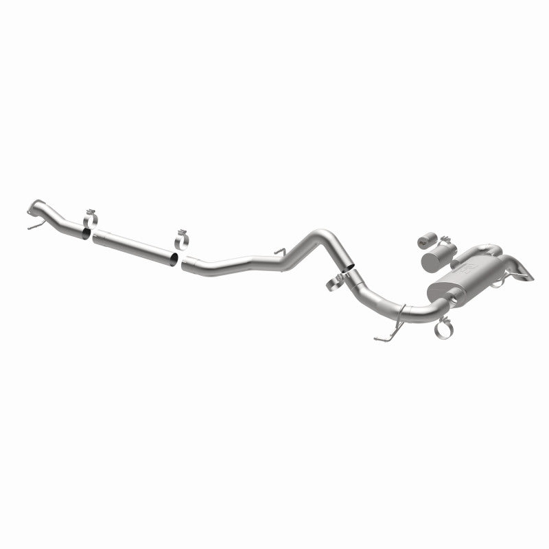 MagnaFlow 2021 Ford Bronco Overland Series Cat-Back Exhaust w/ Single Straight Driver Exit- No Tip - DTX Performance