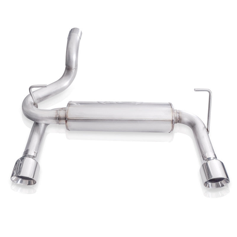 Stainless Works 2018+ Jeep Wrangler JL 304SS Factory Connect 2.5in Axle Back Exhaust System - DTX Performance