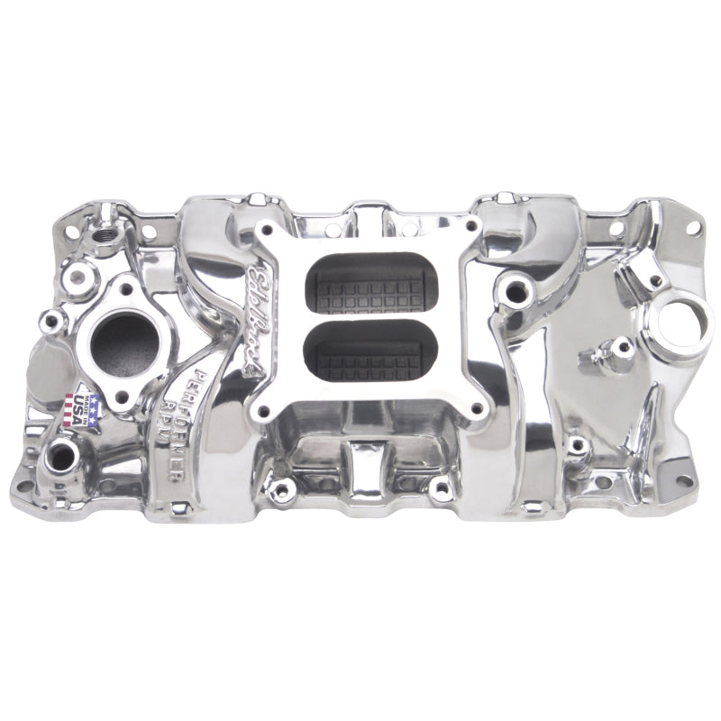 Edelbrock Perf RPM Manifold Polished - DTX Performance