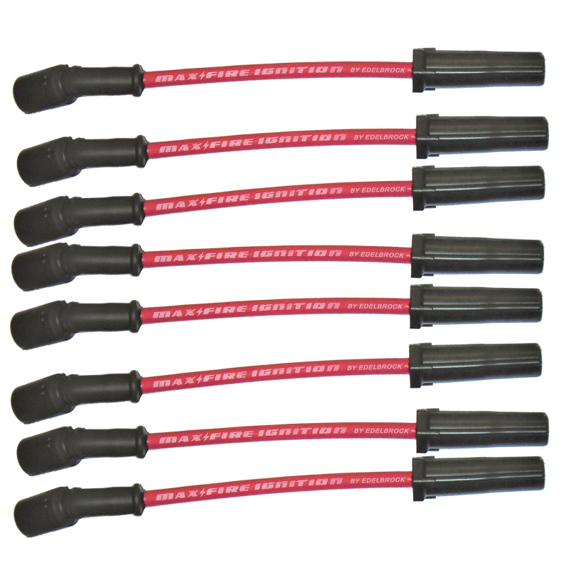 Edelbrock Spark Plug Wire Set GM LS Engines Heat Shields w/o Red Wire (Set of 8) - DTX Performance