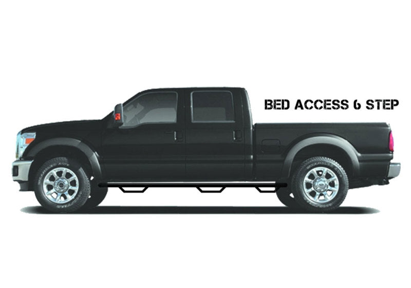 N-Fab Nerf Step 07-17 Toyota Tundra Double Cab 8ft Bed - Tex. Black - Bed Access - 3in - DTX Performance