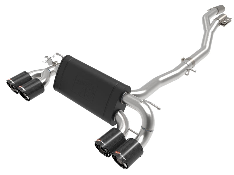 aFe MACHForce XP Exhausts Cat-Back SS 19-21 BMW M2 Competition L6-3.0L w/Carbon Tips - DTX Performance