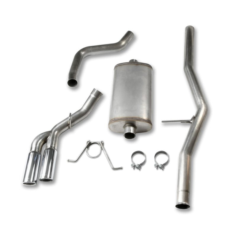 JBA 04-19 Chevy Silverado 4.8L/5.3L (Excl Reg Cab) 304SS Dual Exit Cat-Back Exhaust w/3in Tips - DTX Performance