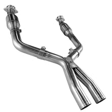 Load image into Gallery viewer, Kooks 05-10 Ford Mustang GT 2 1/2in x 2 1/2in OEM Exhaust GREEN Cat X Pipe - DTX Performance