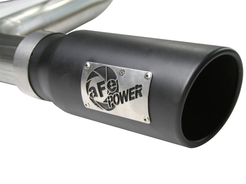 aFe MACHForce XP Exhaust Cat-Back SS-409 07-09 Toyota Tundra V8-5.7L w/ Black Tip - DTX Performance