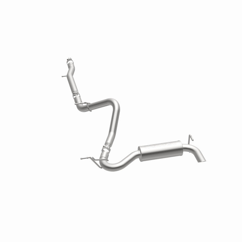 MagnaFlow 12-14 Jeep Wrangler 3.6L Single Straight Rear P/S Exit Stainless C/b Perf Exhaust-Comp - DTX Performance