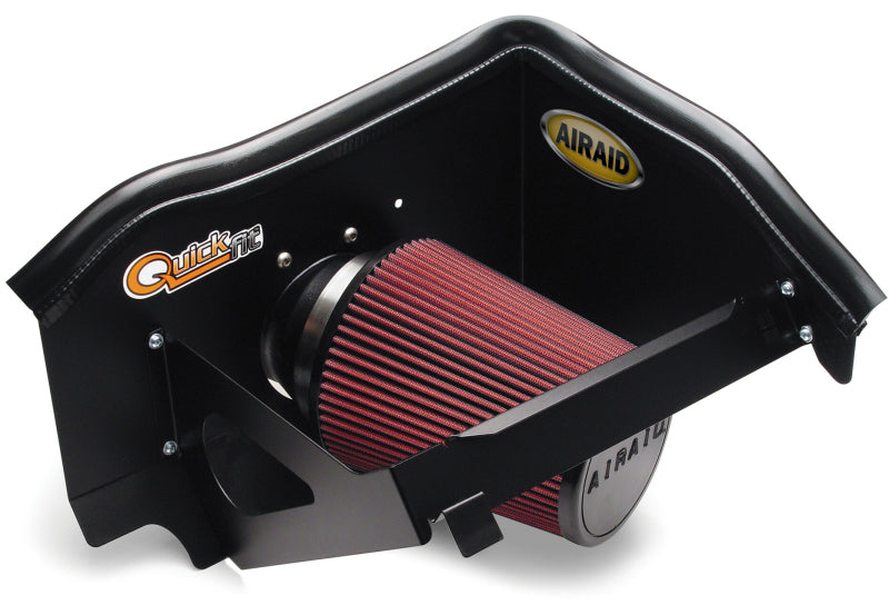 Airaid 04-13 Nissan Titan/Armada 5.6L CAD Intake System w/o Tube (Dry / Red Media) - DTX Performance