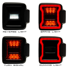 Load image into Gallery viewer, Oracle Jeep Wrangler JL Black Series LED Tail Lights - DTX Performance