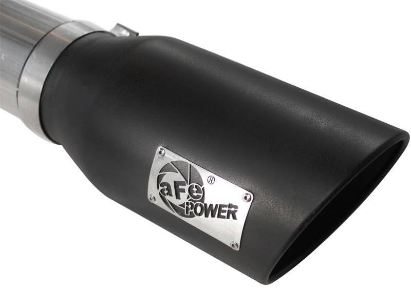 aFe MACHForce XP Exhaust 5in DPF-Black, GM Diesel Trucks 07.5-10 V8-6.6L 9(td) LMM - DTX Performance